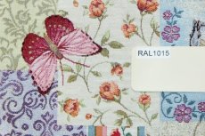 画像15: 「F在庫」はぎれ70×48：ゴブラン織り 幸せの蝶々 (15)