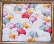 画像1: 「取寄せ」布：撥水加工セリーヌ（麻色ベース） (1)