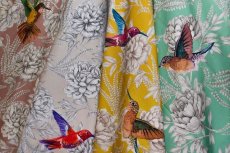 画像2: 「取寄せ」布：フォーエヴァー（コットンハーフパナマ、グレイベース） (2)