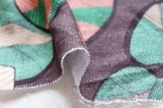 画像9: 「取寄せ」布：イディリス（麻混、チョコレートベースグリーン） (9)