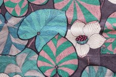 画像15: 「取寄せ」布：イディリス（麻混、チョコレートベースグリーン） (15)