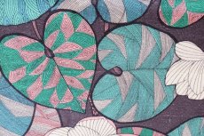 画像13: 「取寄せ」布：イディリス（麻混、チョコレートベースグリーン） (13)