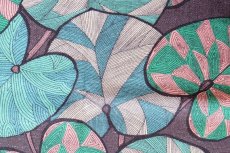 画像11: 「取寄せ」布：イディリス（麻混、チョコレートベースグリーン） (11)