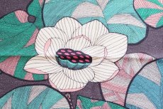 画像10: 「取寄せ」布：イディリス（麻混、チョコレートベースグリーン） (10)