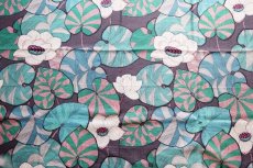 画像4: 「取寄せ」布：イディリス（麻混、チョコレートベースグリーン） (4)