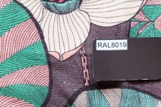 画像5: 「取寄せ」布：イディリス（麻混、チョコレートベースグリーン） (5)