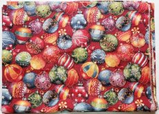 画像10: 「J即納」はぎれ70×50：ゴブラン織り ブール・ド・ノエル（マルチカラー、赤ベース） (10)
