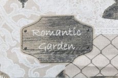 画像7: 「F在庫」はぎれ70×50：ロマンティック・ガーデン（グレージュベース） (7)