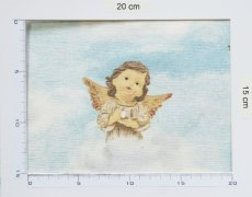 画像4: 「F在庫」はぎれ70×50：天使の奏で（パステルブルー） (4)