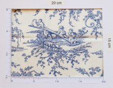 画像4: 「J即納」はぎれ70×50：カルトゥハ（白ベースブルー）　色番54 (4)