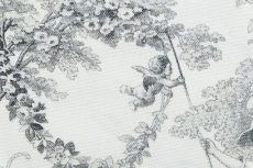 画像10: 「F在庫」布：ブランコに乗った少女（キャンバス、白ベースグレイ） (10)