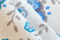 画像8: 「J即納」はぎれ70×48：ペルゼ風花柄（ベージュベース、ブルー） (8)
