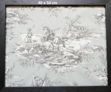 画像2: 「F在庫」はぎれ70×50：水の物語（グレイベース） (2)