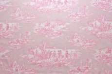 画像1: 「取寄せ」布：水の物語（ピンクベース、キャンバス） (1)