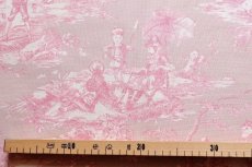 画像5: 「取寄せ」布：水の物語（ピンクベース、キャンバス） (5)