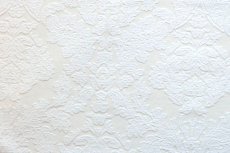 画像14: 「J即納」はぎれ70×50：ダマスク（シュニーユ、ジャカード、ホワイト） (14)