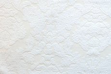 画像14: 「F在庫」はぎれ70×50：ダマスク（シュニーユ、ジャカード、ホワイト） (14)