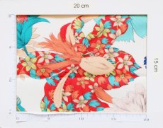画像6: 「J即納」はぎれ70×50：キモノ・フラワーズ（クリームベース） (6)