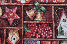 画像12: 「J即納」はぎれ70×50：ゴブラン織り カドー・ド・ノエル（マルチカラー） (12)