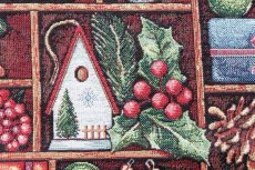 画像13: 「J即納」はぎれ70×50：ゴブラン織り カドー・ド・ノエル（マルチカラー） (13)