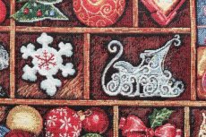 画像10: 「J即納」はぎれ70×50：ゴブラン織り カドー・ド・ノエル（マルチカラー） (10)