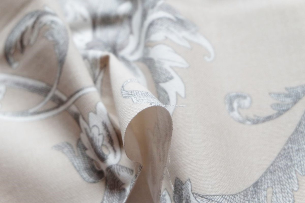 画像9: 「J即納」はぎれ70×50:アカンサス(ベージュ) (9)