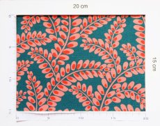 画像4: 「J即納」廃盤はぎれ70×50：ブルシュ（コットン、エメラルドグリーンベース） (4)