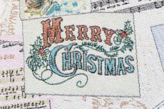 画像13: 「J即納」はぎれ70×50：メリー・クリスマス（オイスターホワイト、ジャカード） (13)
