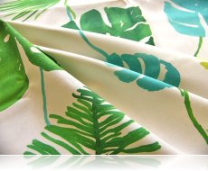 画像5: 「J即納」廃盤はぎれ70×50 ：サンセット（白ベース、モチーフ・植物） (5)