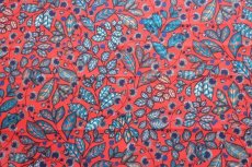 画像7: 「J即納」はぎれ70×50：レインボーツリー（コットンハーフパナマ、コーラルベース） (7)