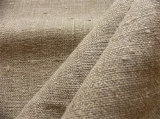 画像1: 「移動中」はぎれ70×50：ラーヴ（色番82麻色、麻） (1)