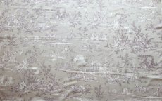 画像7: 「J即納」はぎれ75×48：復刻版tdj四季の喜び（サテン、グレージュベース紫） (7)