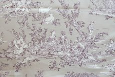 画像8: 「J即納」はぎれ75×48：復刻版tdj四季の喜び（サテン、グレージュベース紫） (8)