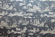 画像7: 「J即納/F在庫」はぎれ75×48：復刻版tdj四季の喜び（サテン、ダークグレイベース） (7)