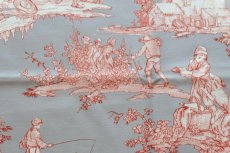 画像11: 「J即納」はぎれ75×48：復刻版tdj四季の喜び（サテン、ライトグレイベースオレンジ） (11)