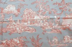 画像12: 「J即納」はぎれ75×48：復刻版tdj四季の喜び（サテン、ライトグレイベースオレンジ） (12)