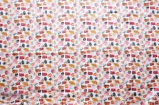 画像8: 「J即納」はぎれ55×48：クチュリエールII（白ベース赤・茶） (8)