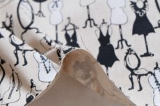 画像9: 「J即納」はぎれ70×50：ドレシング（ベージュベース黒） (9)