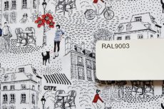 画像17: 「F在庫」はぎれ75×50：パリのルシエンヌ（ホワイトベース） (17)