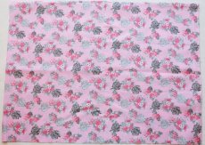 画像2: 「J即納」はぎれ70×50：クレトン・ロゼ(ピンク・グレイ) (2)
