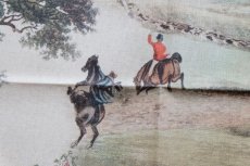 画像11: 「J即納」はぎれ70×50：乗馬猟（ホワイトベース黒・赤） (11)