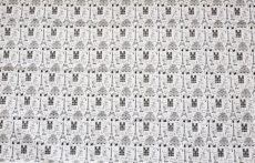 画像7: 「J即納」はぎれ73×50：レ・モニュモン・ド・パリ（白ベース黒） (7)