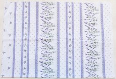 画像2: 「J即納」はぎれ80×50：ラヴァンディーヌ・ストライプ（白ベース紫） (2)