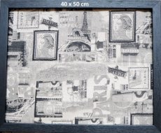 画像1: 「J即納」はぎれ70×50：パリ・モノクローム（グレイ） (1)