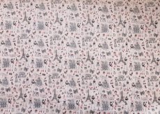 画像9: 「J即納」はぎれ80×47：撥水加工パリシック・モードモニュモン（ピンクベース） (9)