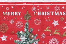 画像7: 「J即納」はぎれ45×45：白くまのダディ（ジャカード、赤ベース、クリスマス柄） (7)