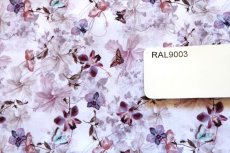 画像14: 「J即納」はぎれ70×50：パピヨン・エ・オルキデ（ホワイトベースパステル紫） (14)