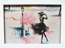 画像10: 「J即納」はぎれ75×49：ゴブラン織り プティットローブノワール・パリ (10)