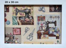画像3: 「F在庫」はぎれ70×50：ゴブラン織りマシン・ア・クードル (3)