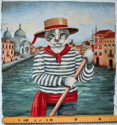 画像2: 「J即納」はぎれ45×45：ヴェニスの猫 (2)